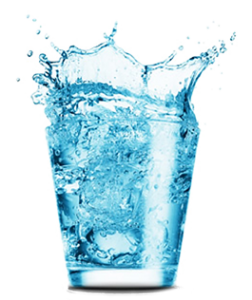 Water Glas Splash - Vrij Gezet 72 DPI